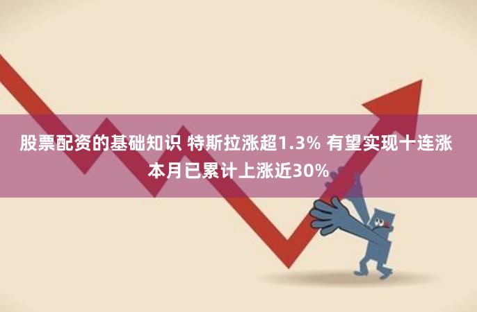 股票配资的基础知识 特斯拉涨超1.3% 有望实现十连涨 本月已累计上涨近30%