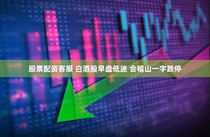 股票配资客服 白酒股早盘低迷 会稽山一字跌停